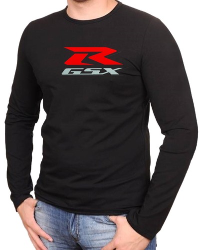 Shirt nera suzuki gsxr logo - suzuki,