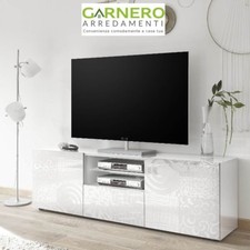 Mobile porta tv bianco laccato