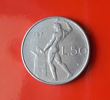 50 LIRE 1976 ERRORE - SENZA IL