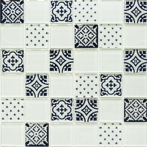 Mosaico tessere vintage vetro - mosaico,