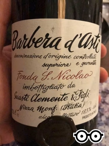 Barbera asti superiore - superiore, docg