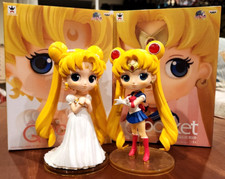 Sailor Moon + Princess Serenity Q Posket Set (Original releases) With Boxes