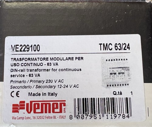 Vemer ve229100 tmc 24 - tmc, 63/24