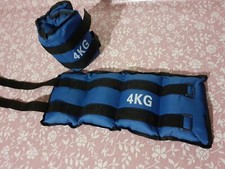 COPPIA DI PESI REGOLABILI IN SABBIA PER CAVIGLIE E POLSI SPORT FITNESS PALESTRA