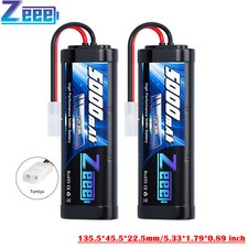 2X Zeeee 7,2V Nimh batteria 5000mAh con spina Tamiya batteria ricaricabile
