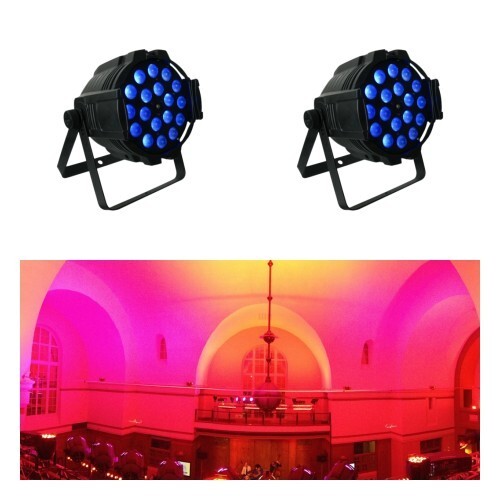 2pz lotto par 18x18w led - 18x18w,