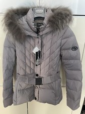 PIUMINO VERA PIUMA GIUBBOTTO GIACCA DONNA CAMOMILLA INVERNALE TG.46 COL. GRIGIO