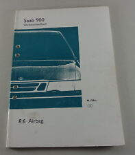 Manuale Di Officina Saab 900 AIRBAG Modello Anno Da 1994