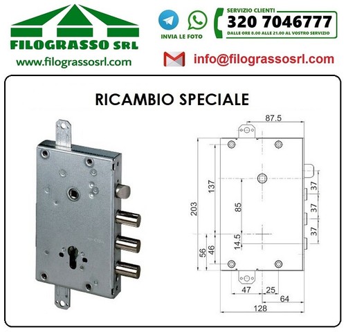 Serratura porta blindata - serratura,