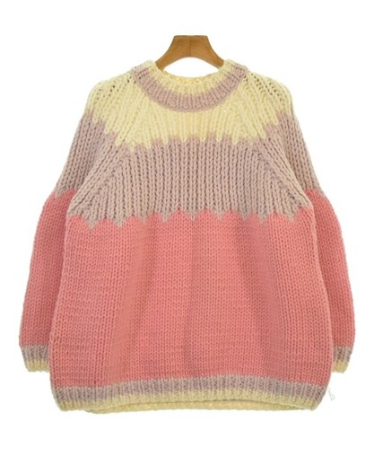 Miu sweaters pinkxwhite - miu,