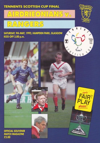 Airdrieonians rangers - airdrieonians, v