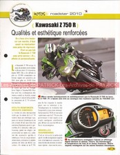 KAWASAKI Z750 R 2010 Z 750 Joe Bar Team Fiche Moto #004490