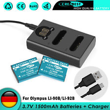 2 pezzi batteria LI-90B LI-92B