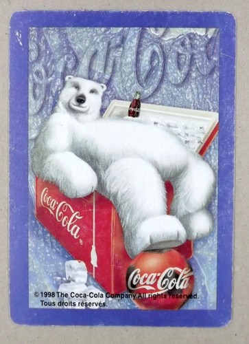 Playing card single coca - 1,