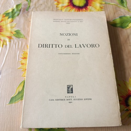 Nozioni diritto del lavoro - diritto,