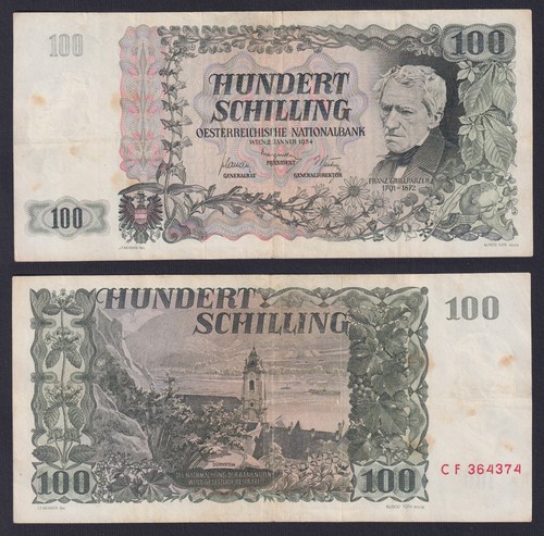 Banconota austria 100 - banconota,