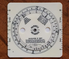 Vintage PARNELL ROTARULE AERO MK 4  Flight Computer - Calculation of Drift