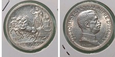 Italia 2 lire, 1914 ARGENTO