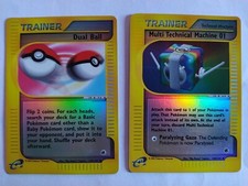 Dual Ball Multi Technical Machine Trainer REVERSE HOLO Ex Pokémon Card Mint