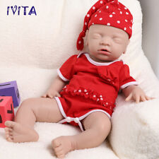 IVITA Carino 18" Sleeping Girl Neonato realistico completo silicone reborn baby doll