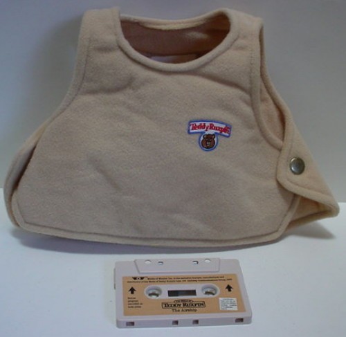 Teddy ruxpin gilet cassetta - ruxpin,