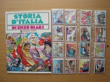 album vuoto storia d'italia + set completo 1/324 figurine ed.panini 1981