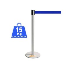 COLONNINA BIANCA 15 KG BASE PIATTA NASTRO TENDINASTRO TENDI FETTUCCIA TENDILINEA