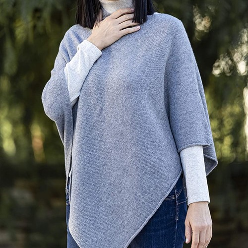 Poncho mantella misto - poncho, cashmere