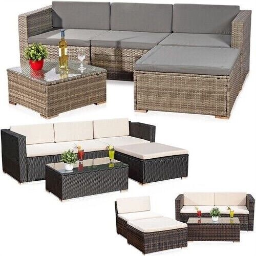 Set sedute polyrattan - set, in