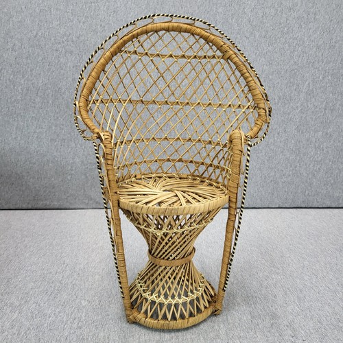 Sedia vintage rattan - sedia,