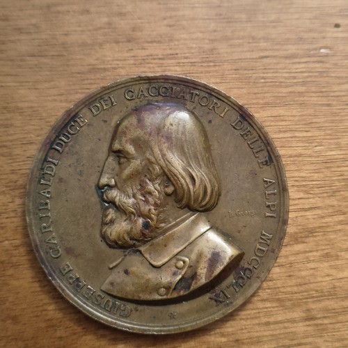 Medaglia cacciatori delle alpi - medaglia,