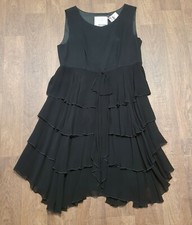 Abito Moschino | Abito Moschino Nero Vintage Anni 80 Taglia 10/12 LBD Retro Designer