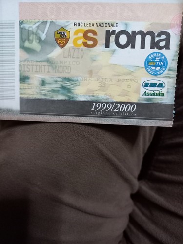 Biglietto roma lazio 1999 - biglietto,