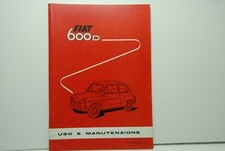 Libretto di manuale  600 d uso e manutenzione.