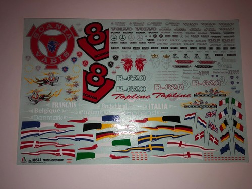 Italeri decalques pour - 1/24,