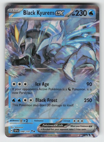 Holo black kyurem ex - ur,