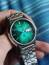 Seiko Type II 2 Vintage Quartz 0903-8140 verde anni '70 Green