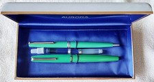 Set Aurora: penna stilografica "Auretta 32" e penna a sfera "03" MAI USATE