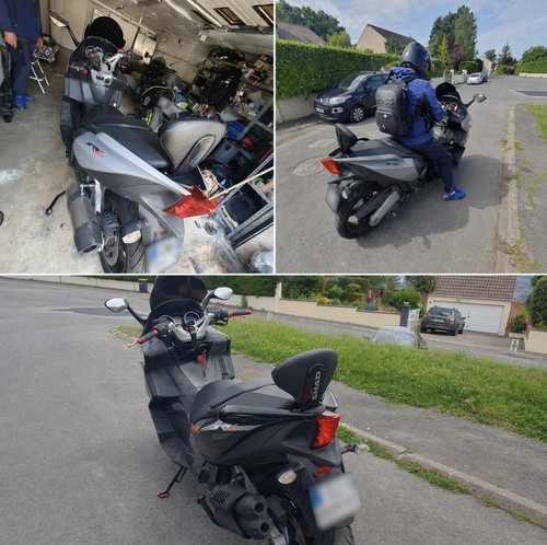 Dosseret maxiscooter aprilia - maxiscooter,