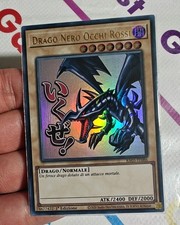 DRAGO NERO OCCHI ROSSI •