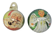 2 Ornamenti Natalizi in Latta