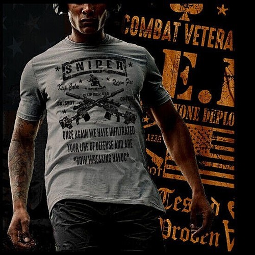 Shirt cecchino militare - t-shirt,