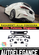 💫Diffusore Posteriore A35 AMG con Terminali Cromati per Mercedes Classe A💫