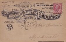 NAPOLI: - Poggioreale: Gaetano Peluso - alcol liquori cioccolata  1914