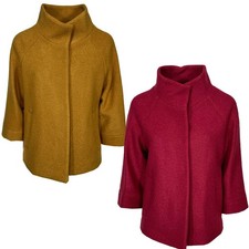 HANNAJ Giacca Donna GAIA LANA JERSEY – Sfoderata, 100% Lana - MADE IN ITALY