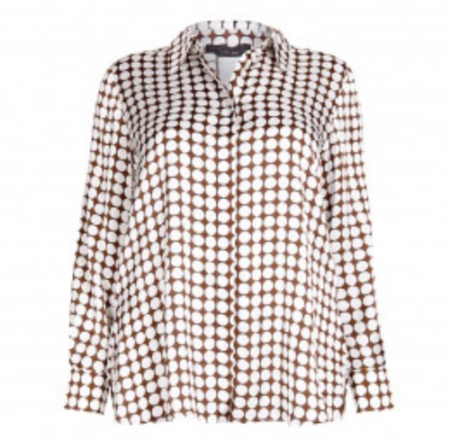Marina rinaldi blusa georgette - marina,