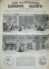 Vecchia Stampa Antica 1852