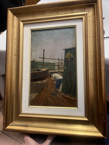 Quadro olio tavoletta 30x18 - quadro,