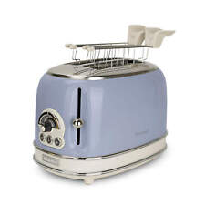 Ariete Tostapane Vintage con Pinze 155 Acciaio Inox 810 W Linea Vintage Celeste