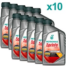Olio Motore 4 Tempi Semi Sintetico PETRONAS Sprinta F500 10W-40 Kit 10x 1L